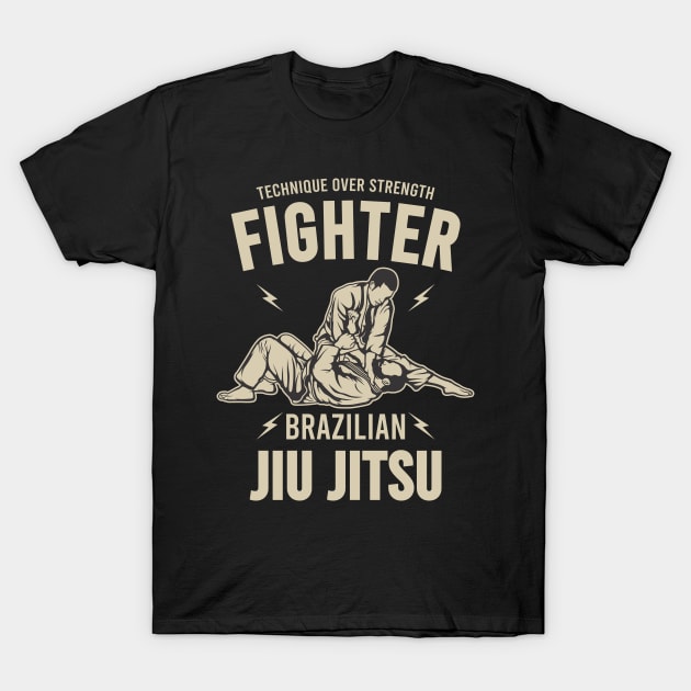 JIU JITSU FIGHTER 2 T-Shirt by beanbeardy